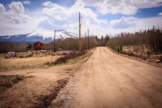 A mountain looking north